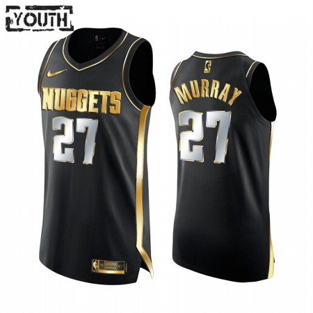 Maillot Basket Denver Nuggets Jamal Murray 27 2020-21 Noir Golden Edition Swingman - Enfant